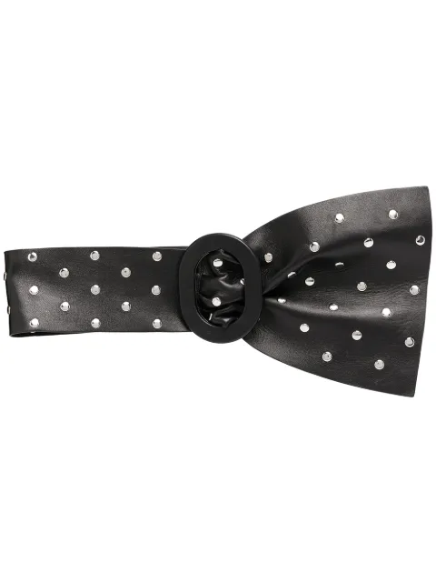 RED(V) studded sash belt