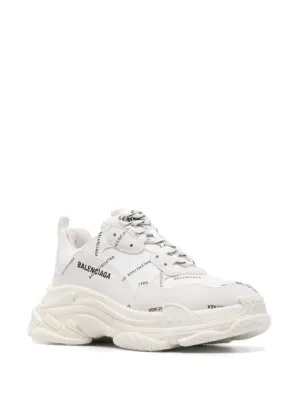 Balenciaga triple s blanche homme best sale