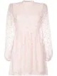 Image 1 of Giambattista Valli floral-embroidered long-sleeve minidress