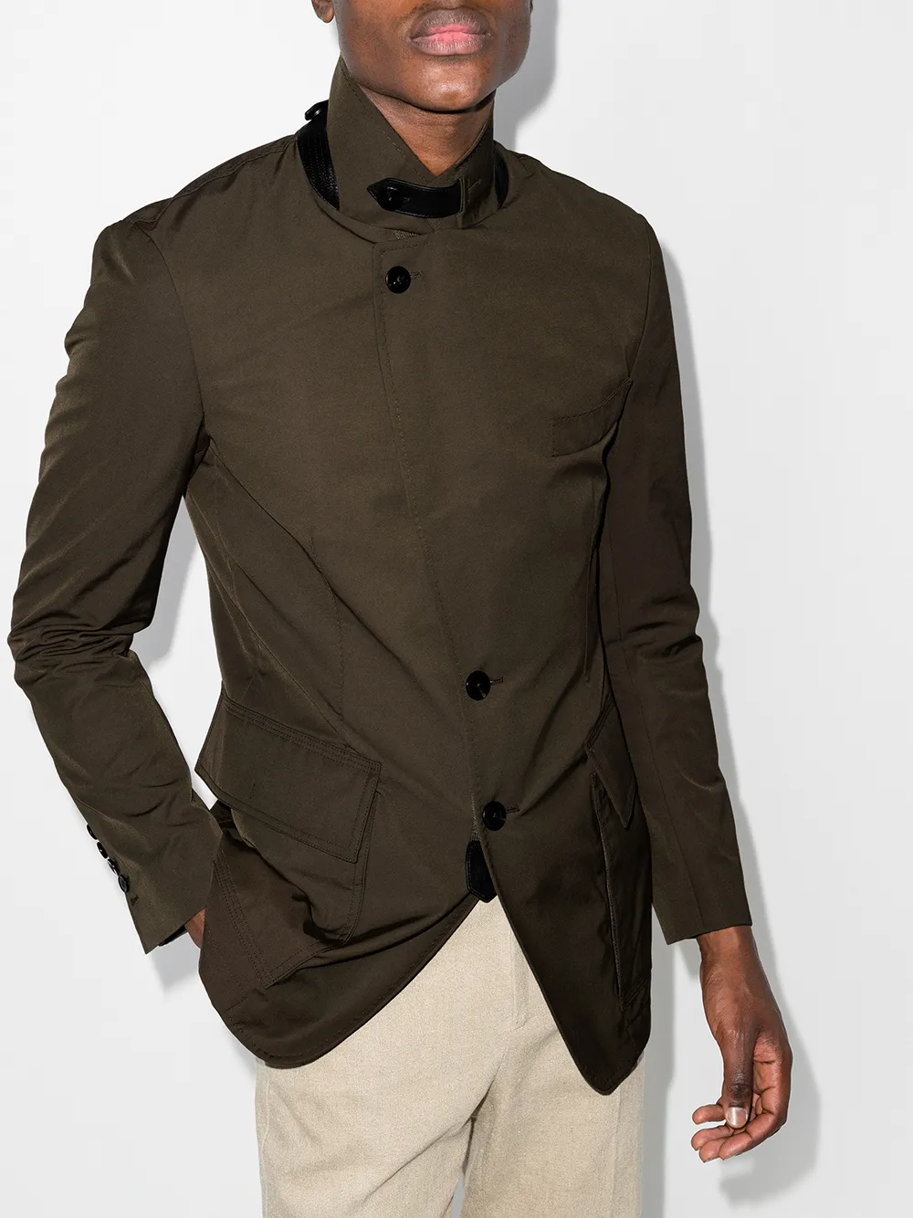 Image 2 of TOM FORD technical canvas blazer