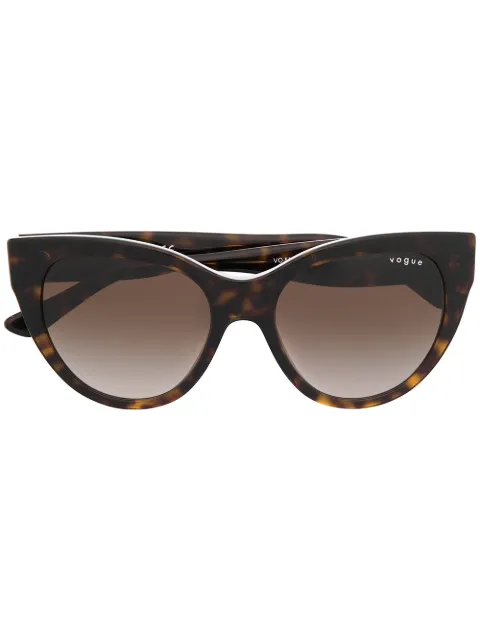 Vogue Eyewear cat-eye tortoiseshell sunglasses