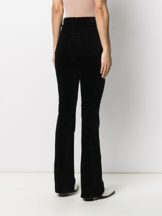 bootcut high-waisted trousers展示图