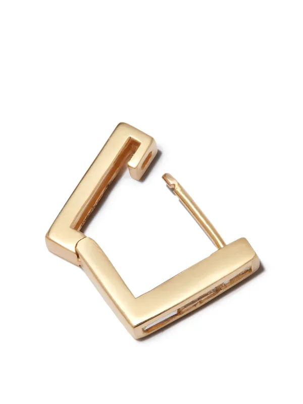 Lizzie Mandler Fine Jewelry スクエア ピアス 18Kイエロー Lizzie Mandler Fine Jewelry スクエア ピアス 18Kイエロー