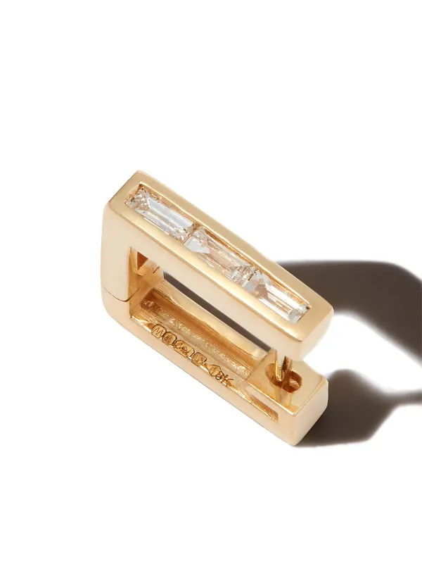 Lizzie Mandler Fine Jewelry スクエア ピアス 18Kイエロー Lizzie Mandler Fine Jewelry スクエア ピアス 18Kイエロー