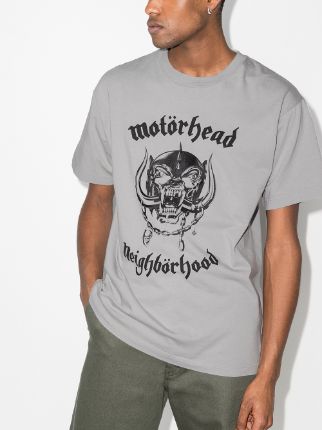 x Motörhead 标语印花T恤展示图