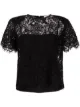 Image 1 of Self-Portrait lace short sleeve top