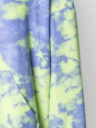 tie-dye print hooded dress展示图