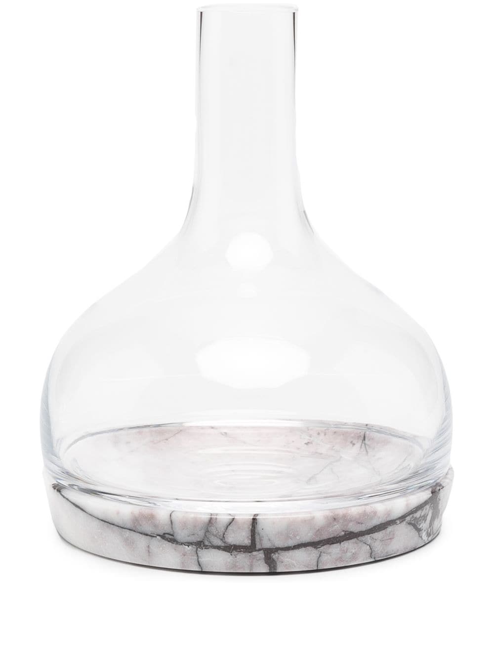 фото Nude chill glass and marble carafe