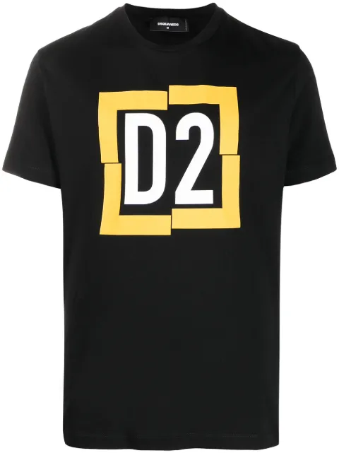 Shop Dsquared2 Logo Print T Shirt With Express Delivery Farfetch