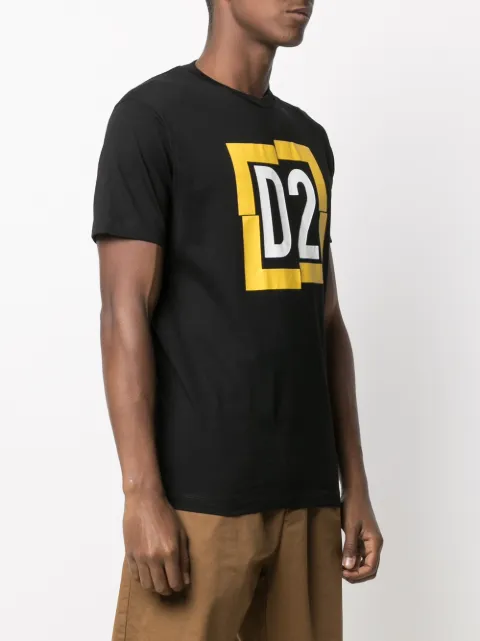 Shop Dsquared2 Logo Print T Shirt With Express Delivery Farfetch