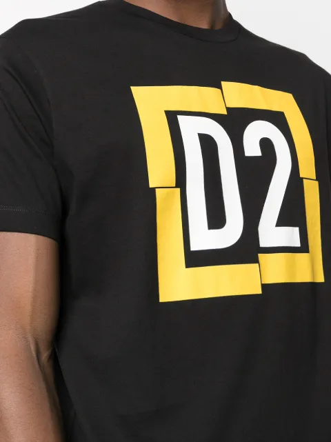 Shop Dsquared2 Logo Print T Shirt With Express Delivery Farfetch