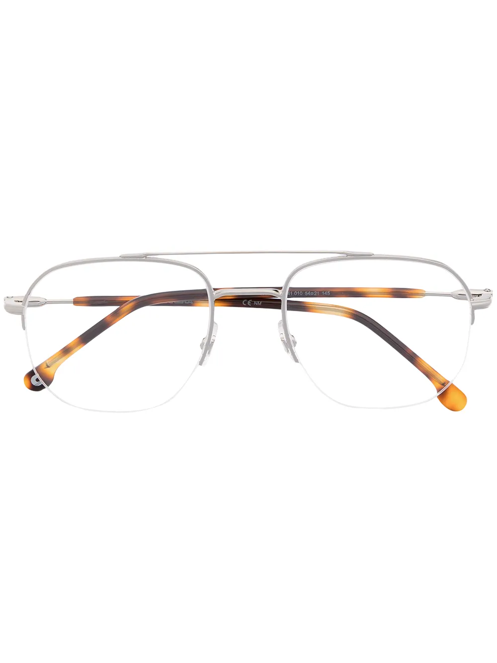 

Carrera semi-rimless square glasses - Silver