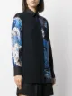 Salvatore Ferragamo panelled silk shirt