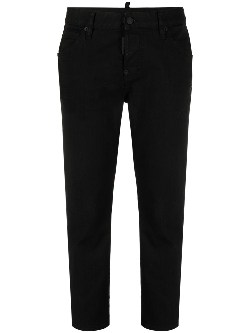 DSQUARED2 cropped low-rise jeans – Black