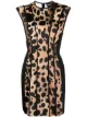 Image 1 of Just Cavalli leopard-print mini dress