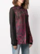 Just Cavalli leopard-print iridescent shirt