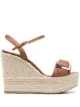 Image 1 of Sergio Rossi Prince wedge sandals