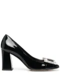 Sergio Rossi embellished patent pumps - Black