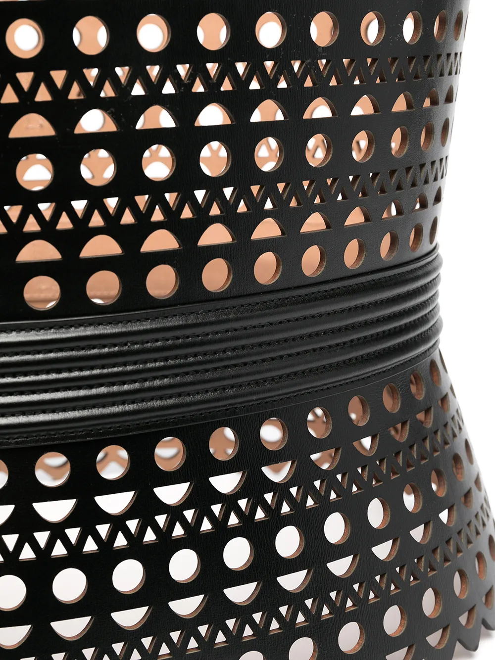 Alaïa leather perforated waist belt | Image 2