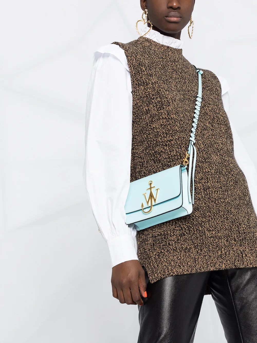 GANNI Spencer met col Beige