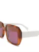 Marni Eyewear oversize square frame sunglases