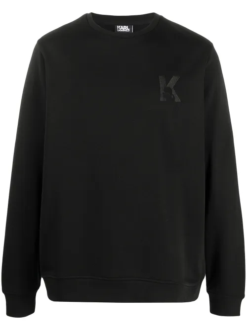 Sweat à K brodé - Karl Lagerfeld - Modalova