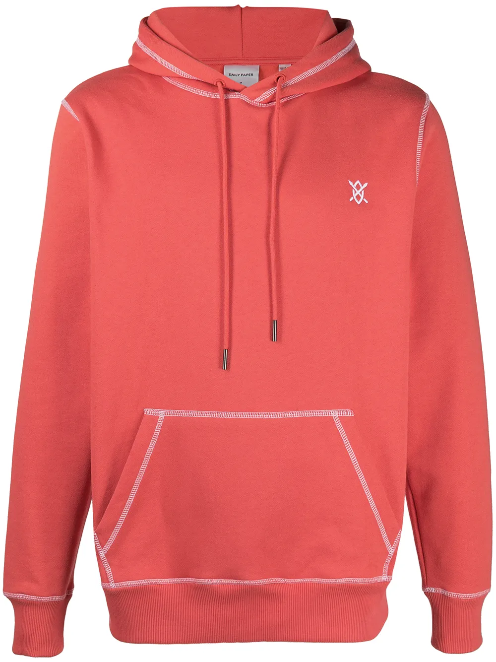 daily paper hoodie orange