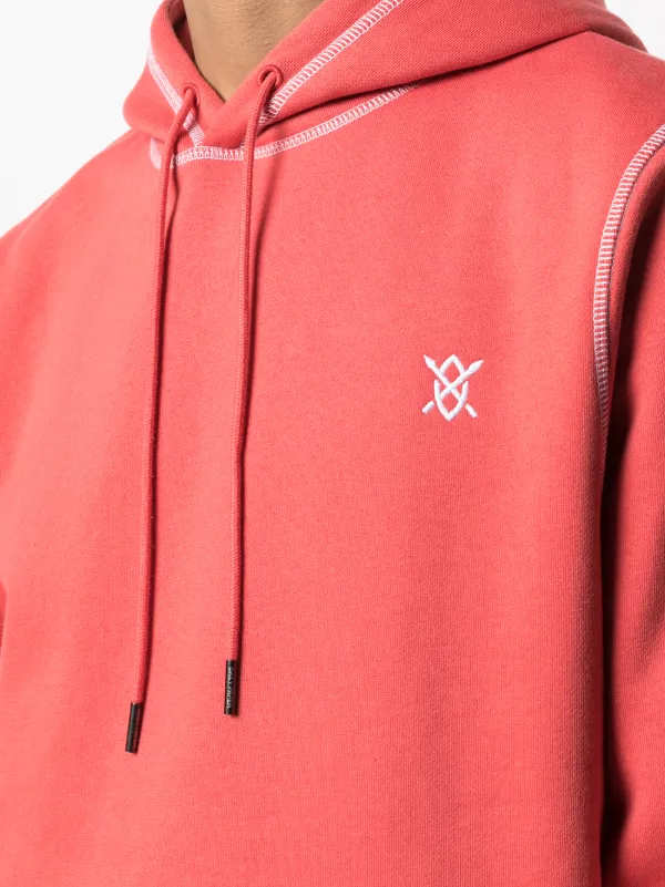 daily paper hoodie orange