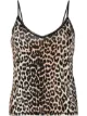 Image 1 of GANNI leopard-print cami top
