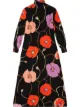 Image 1 of Gucci Ken Scott floral-print mid-length dress