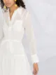 Zimmermann Lovestruck scalloped-hem shirt dress