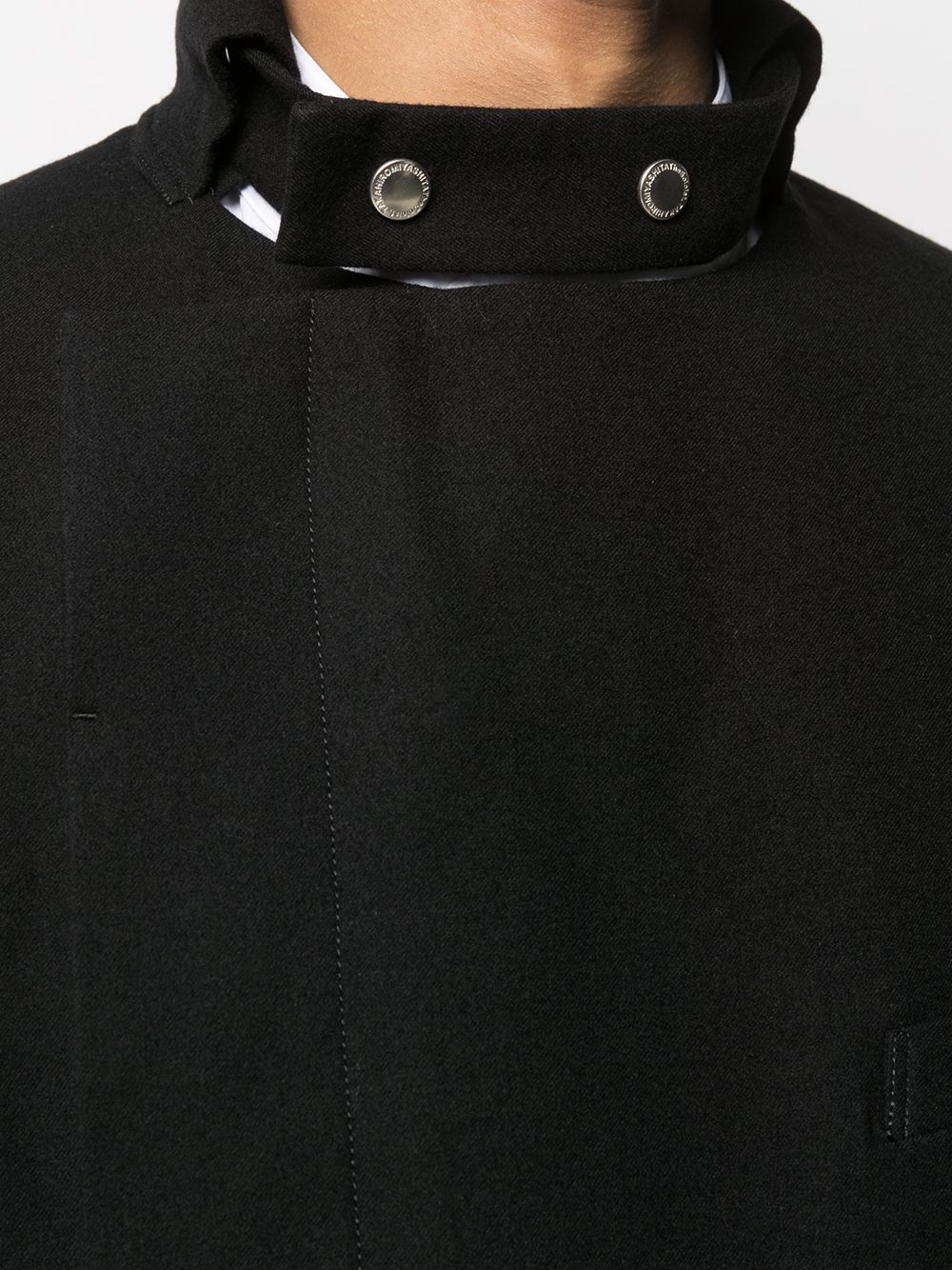 фото Takahiromiyashita the soloist choker-detail vest jacket