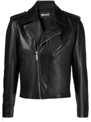 just cavalli leather jacket