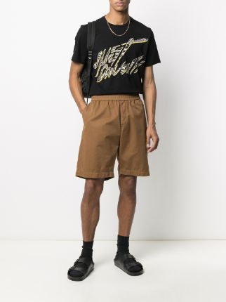 logo-print short-sleeved T-shirt展示图