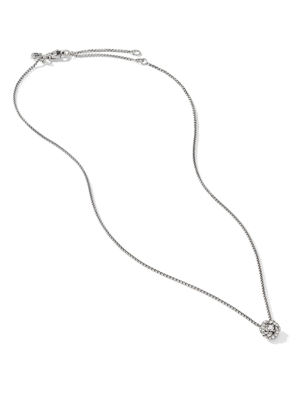 фото David yurman колье infinity из серебра с бриллиантами