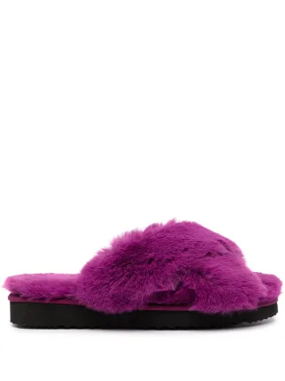 Apparis Elsa faux fur Slippers Farfetch