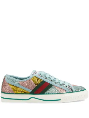 gucci embellished sneakers