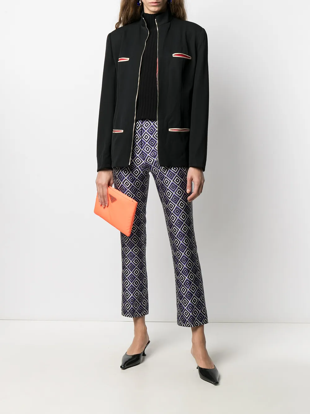Image 2 of Jean Paul Gaultier Pre-Owned high-neck zip-up jacket