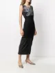 Jean Paul Gaultier Pre-Owned striped print midi dress