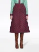 Gucci circle-pattern A-line skirt