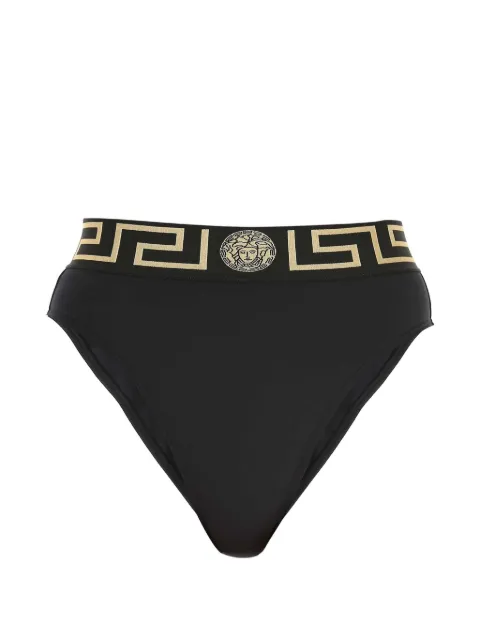 Versace Greca Border high-waisted bikini bottoms