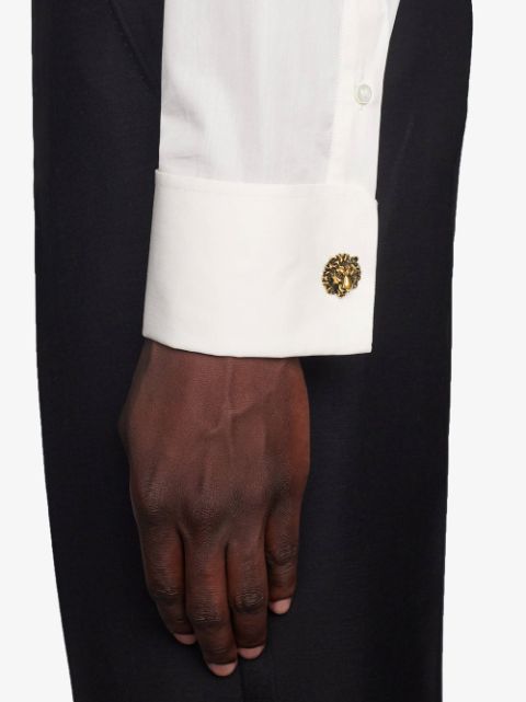 gucci lion head cufflinks