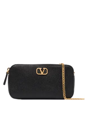 gold valentino purse