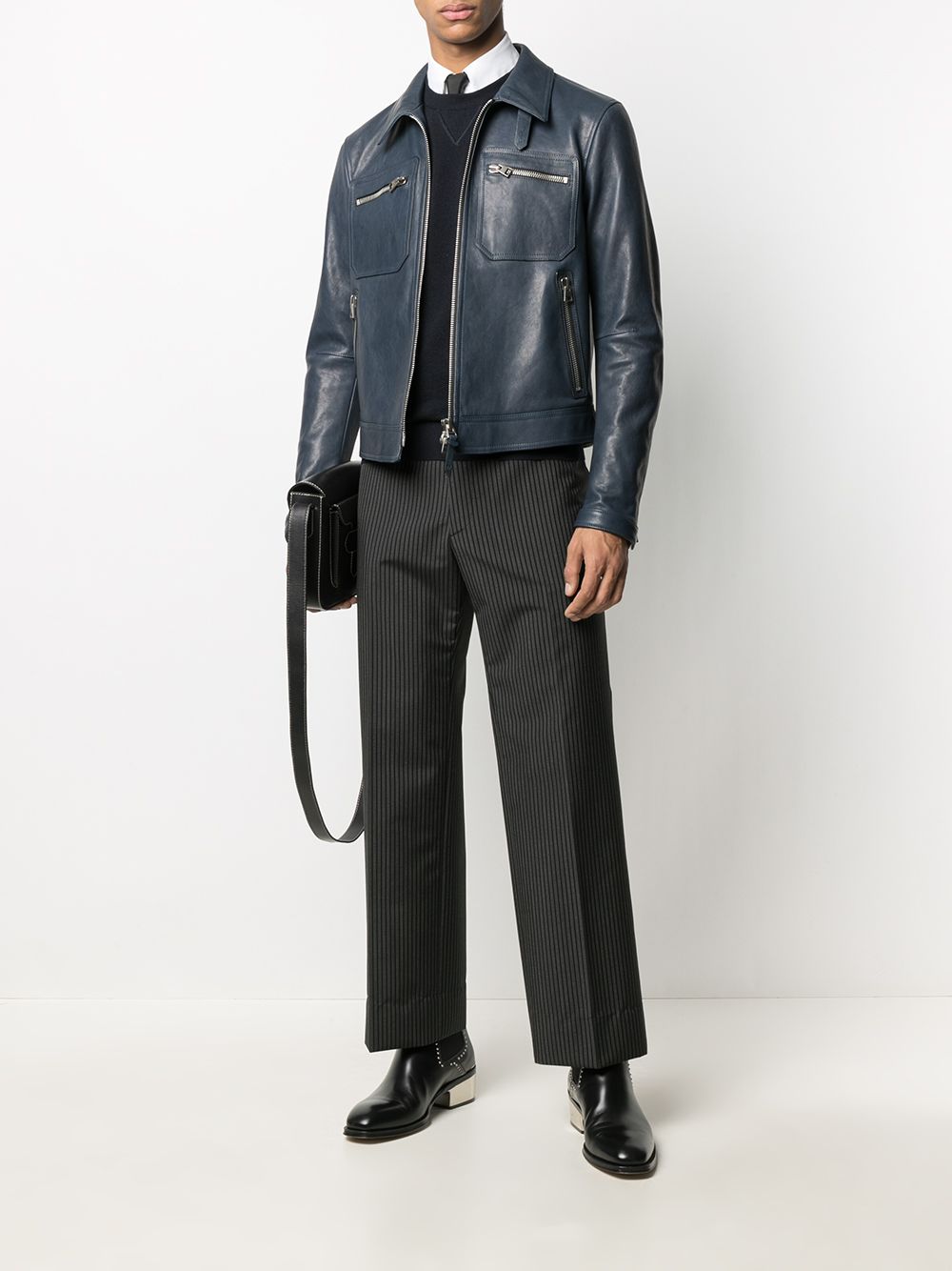 TOM FORD Quilted Leather Jacket - Farfetch