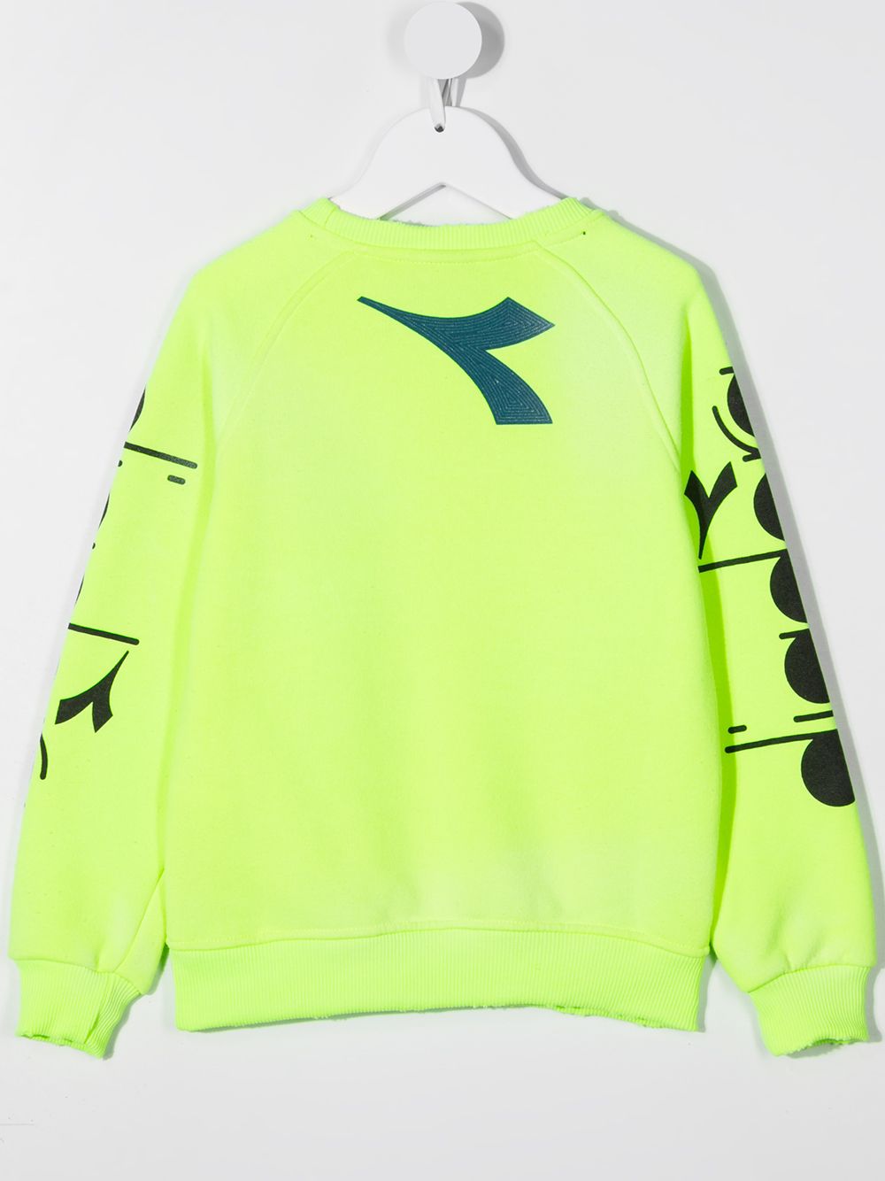 фото Diadora junior sleeve logo print sweatshirt