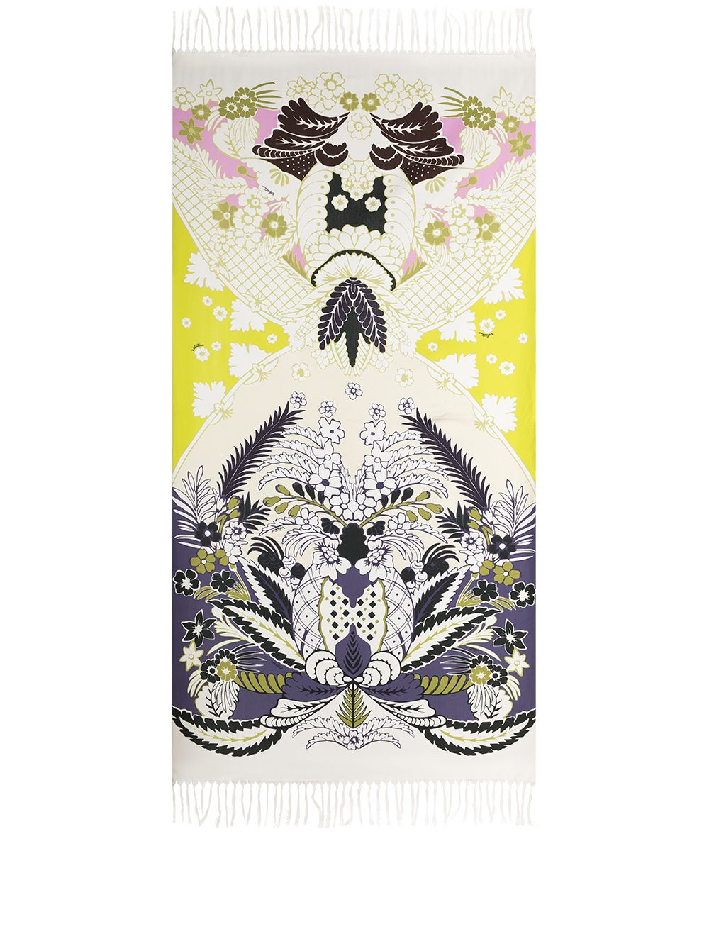 Valentino Graphic-print Beach Towel In White