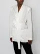 Image 2 of Tibi wraparound cotton blazer