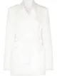 Image 1 of Tibi wraparound cotton blazer