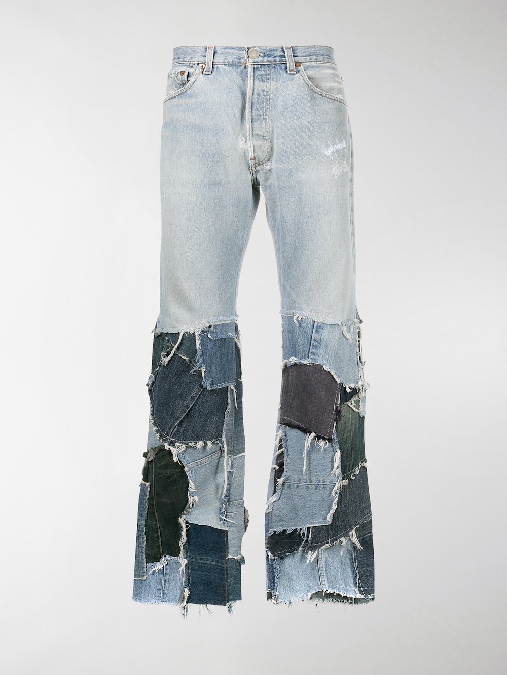 GALLERY DEPT. Jesse patchwork flared jeans blue | MODES