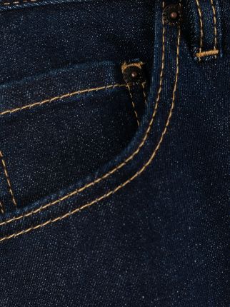 Icon-print slim-fit jeans展示图